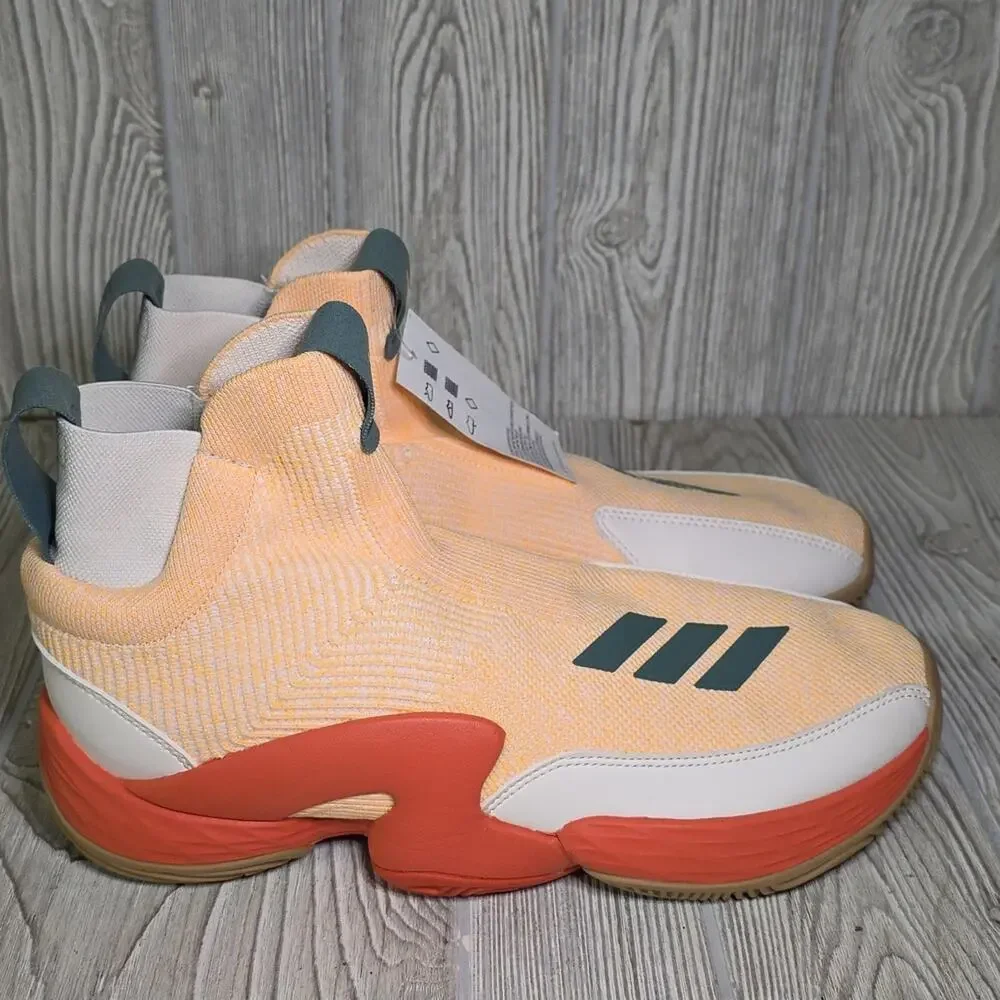 Adidas N3XT L3V3L 2020 Chalk White Solar Gold Orange High-Top Sneakers Men 9 NWT